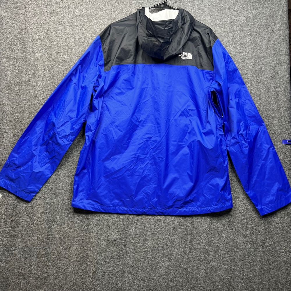 The North Face Jacket Mens XL Blue Black Hyvent Venture NF0A4P8KEF1 Rain Coat - Picture 8 of 16